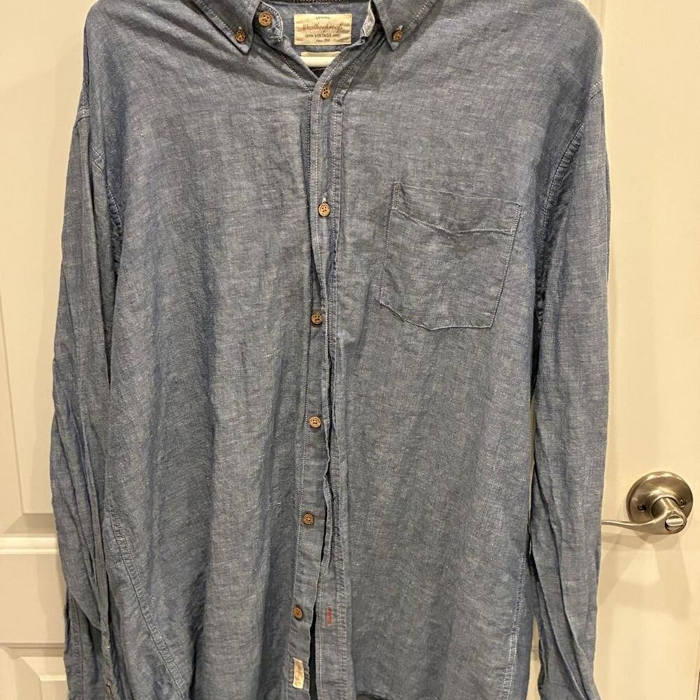Weatherproof Men's Blue Shirt